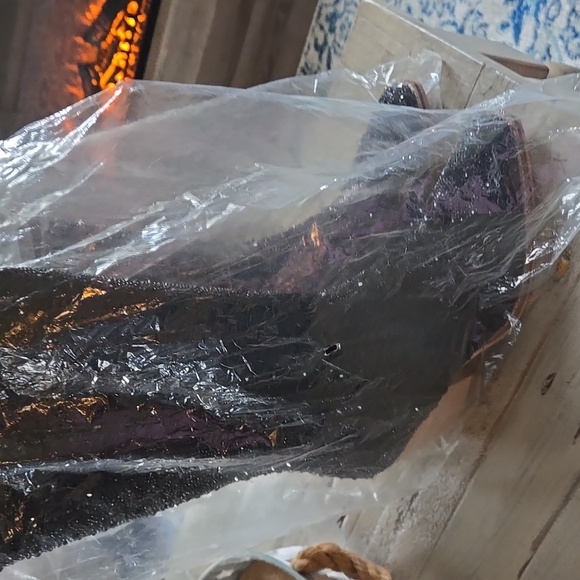 Sparkling Black Heeled Boots for Women - Picture 17 of 17